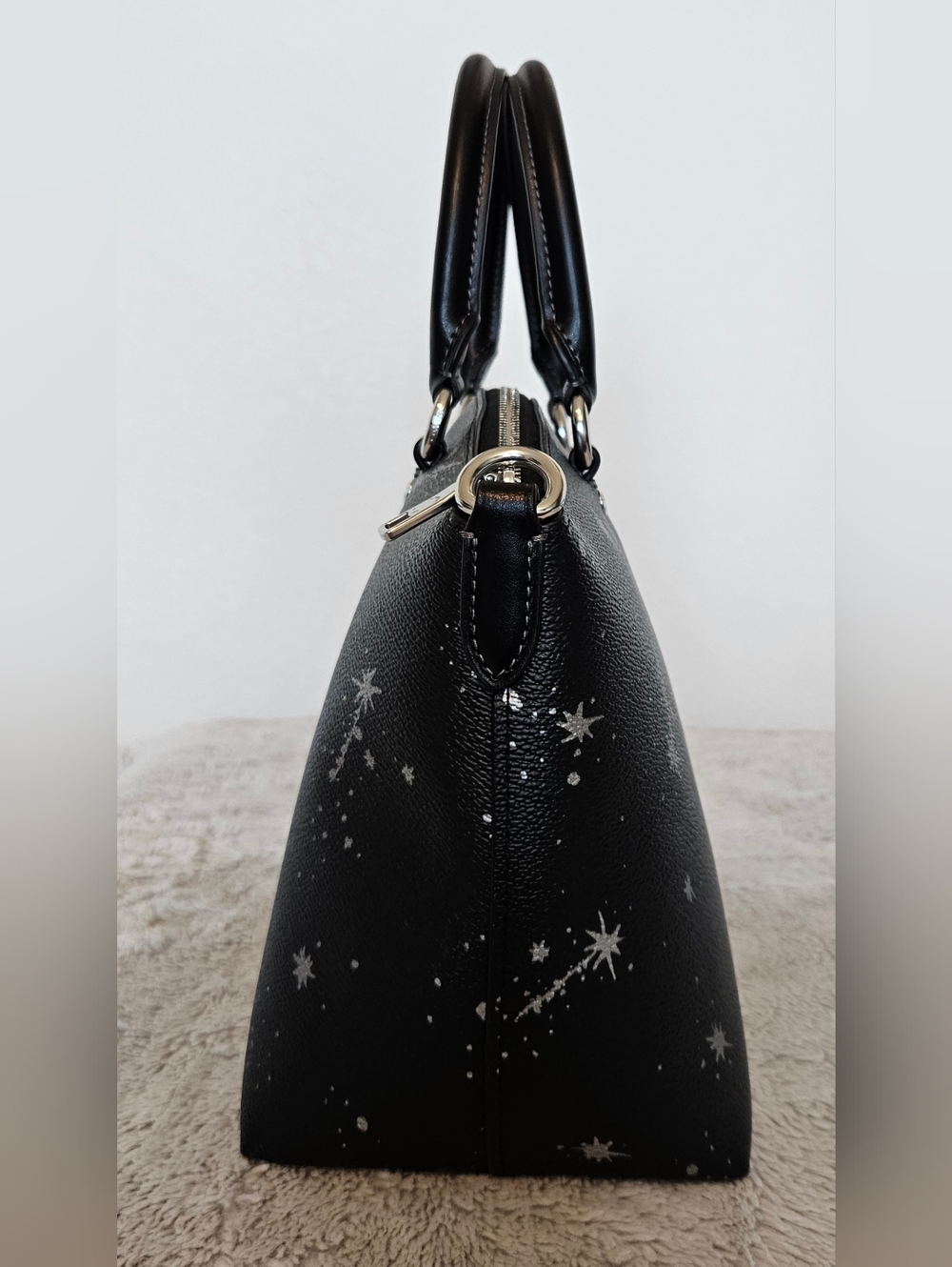 Coach Sadie Satchel Bag With Star Print - Picture 3 of 16